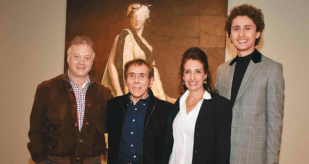 Felipe Grimberg, David Manzur, Claudia Hakim y Felipe Achury.