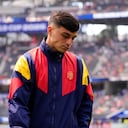 INGLEWOOD, CALIFORNIA - JULY 10: Pedri Gonzalez of Spain looks on during the FIFA World Cup 2026 Quarter Final match between Spain and Belgium at Los Angeles Stadium on July 10, 2026 in Inglewood, California. (Photo by Europa Press Sports/Europa Press via Getty Images)