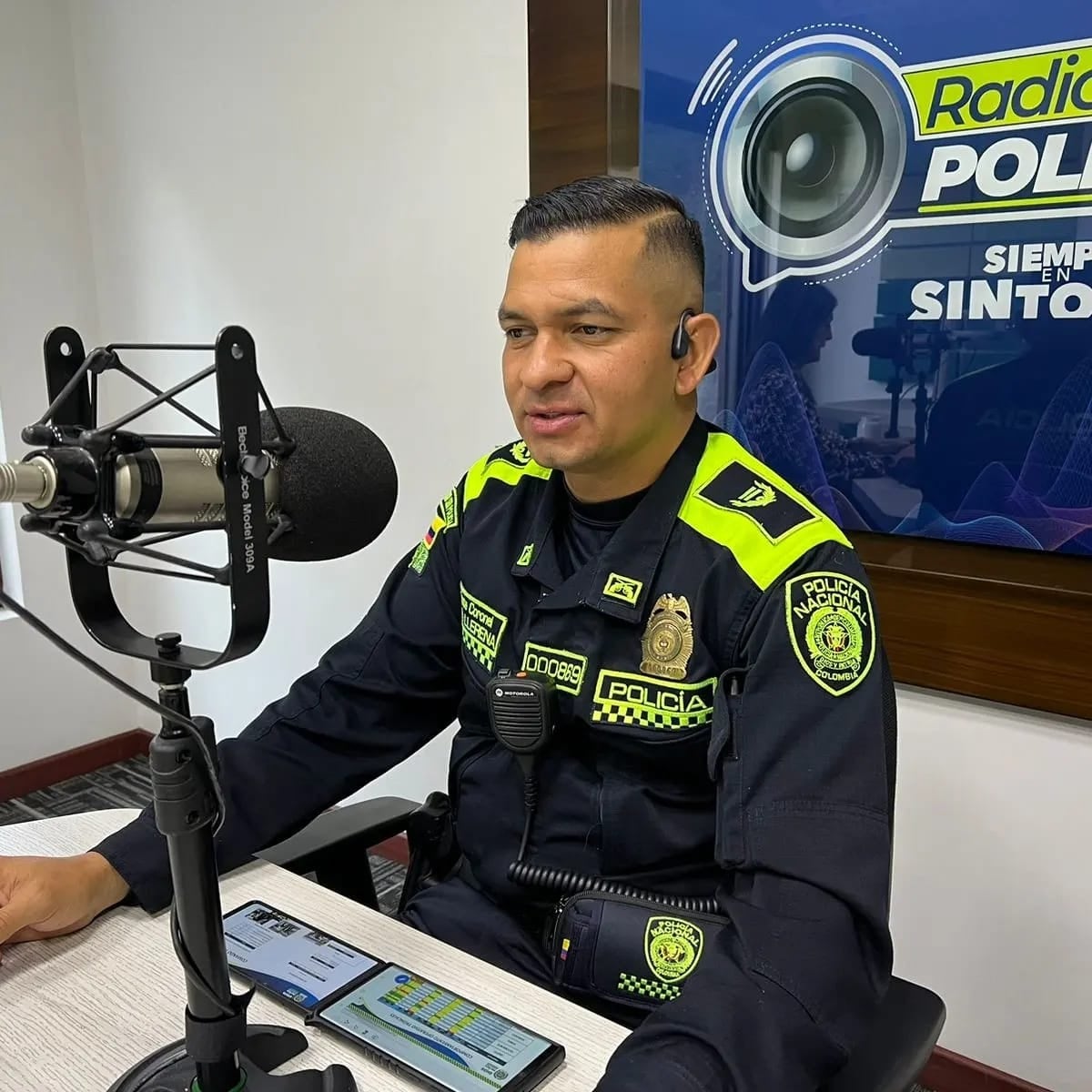 El coronel Jader Llerena, comandante de Transmilenio.