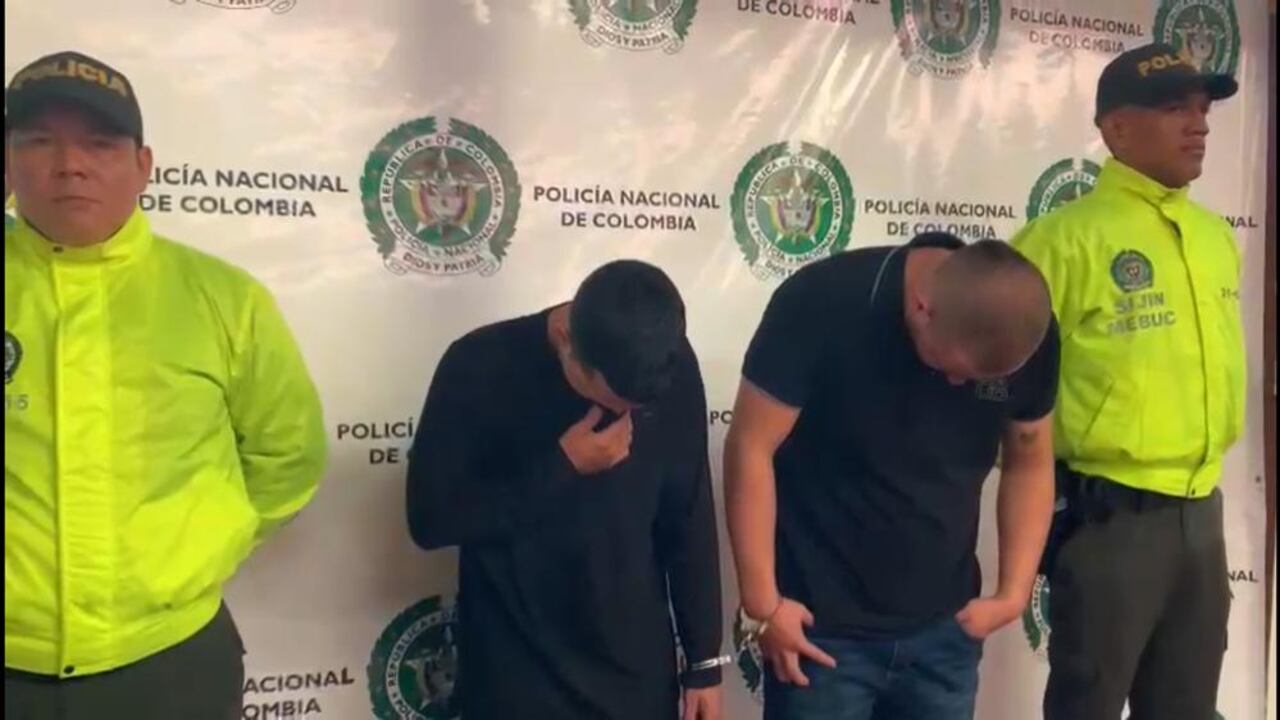 Ladrones capturados en Bucaramanga.