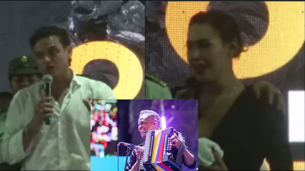 Silvestre y Ana del Castillo en el homenaje de Omar Geles