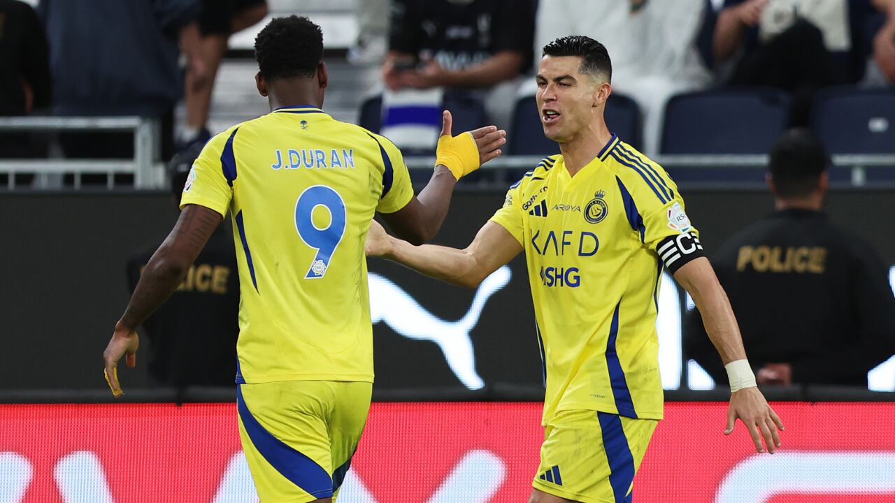Jhon Durán y Cristiano Ronaldo acabarían su vínculo en Al-Nassr