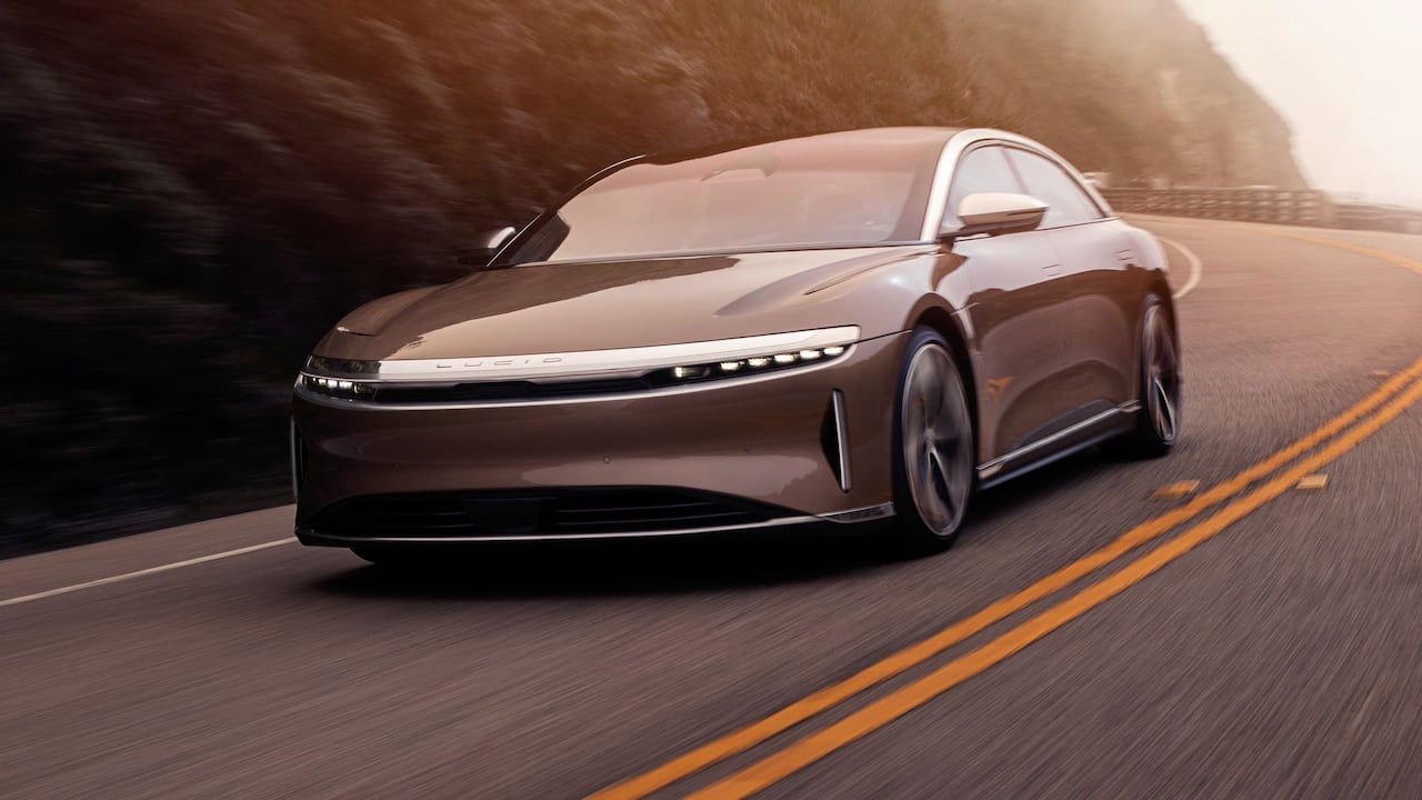 Así es la apariencia del Lucid Air, un carro eléctrico