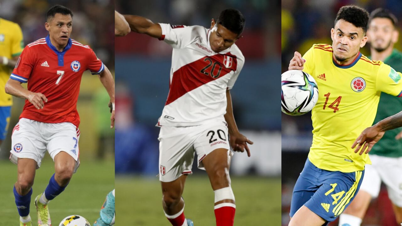 Perú, Colombia y Chile juegan la última fecha de las Eliminatorias con la ilusión de quedarse con el cupo al repechaje del Mundial.