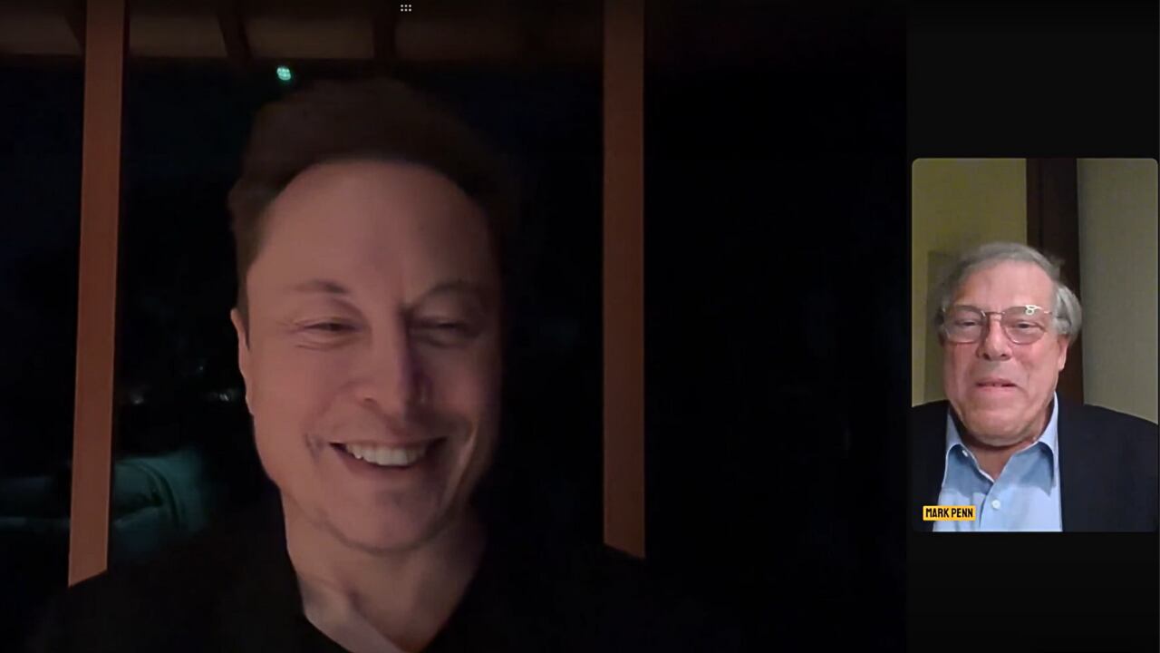Mark Penn acompañó a Elon Musk en una charla sobre un posible recorte de un billón de dólares en el gasto público de EE.UU.