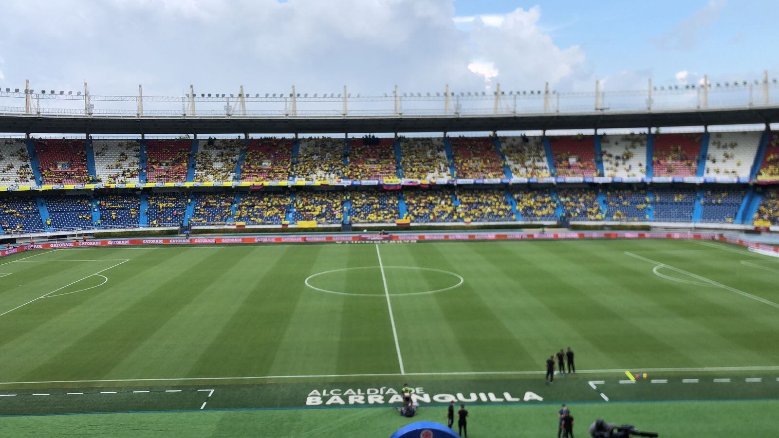 Estadio Metropolitano de Barranquilla ya abrió sus puertas para el encuentro entre Colombia y Brasil de cara a las Eliminatorias de Catar 2022. Foto: Semana