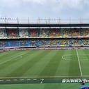 Estadio Metropolitano de Barranquilla ya abrió sus puertas para el encuentro entre Colombia y Brasil de cara a las Eliminatorias de Catar 2022. Foto: Semana