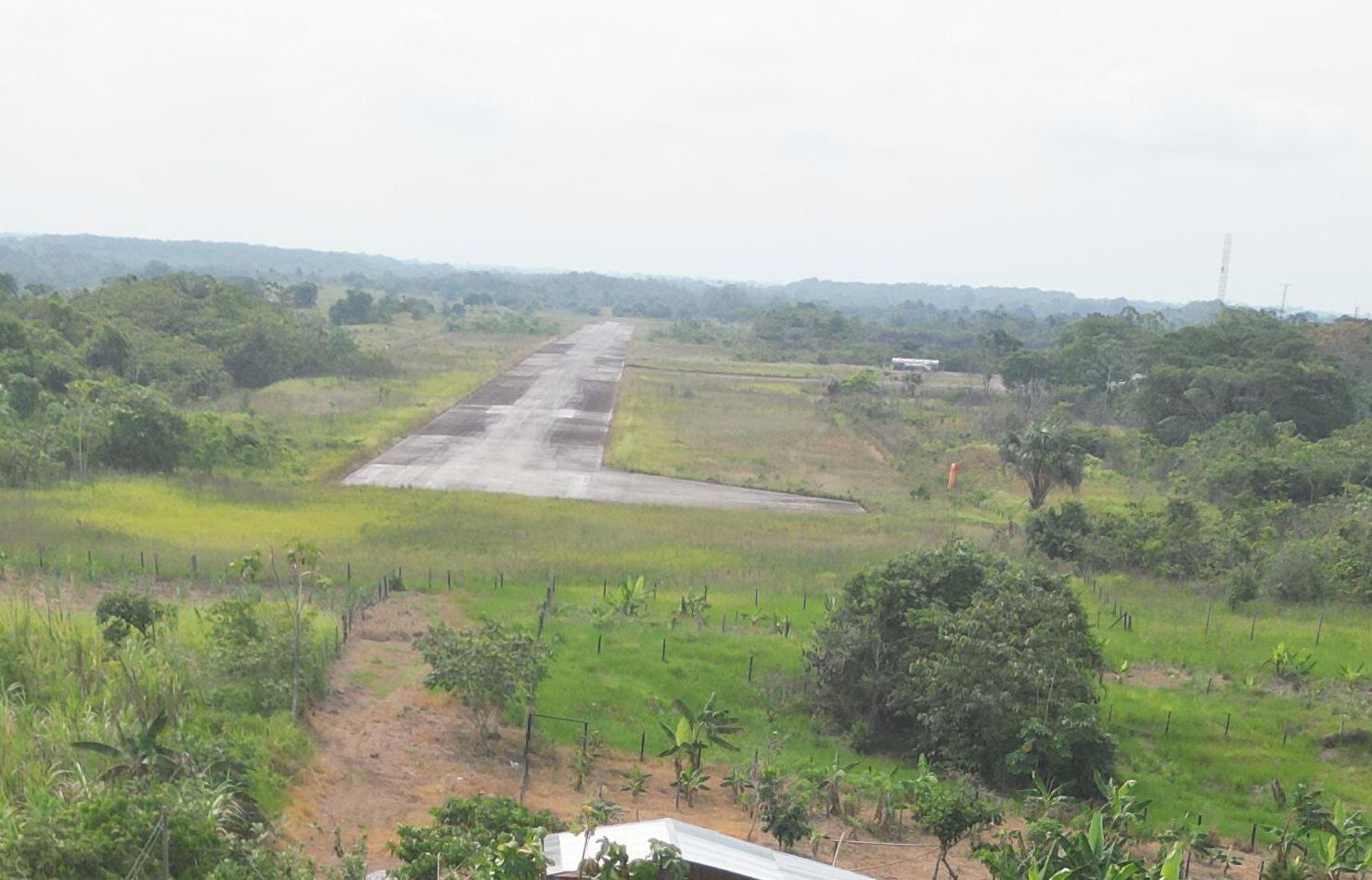 La pista aérea de Puerto Leguízamo.