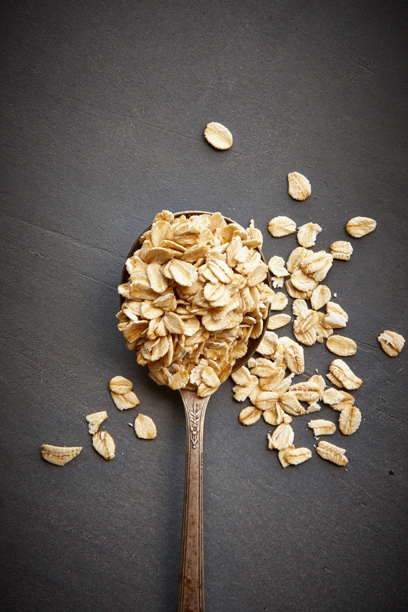 Spoonful of organic oats