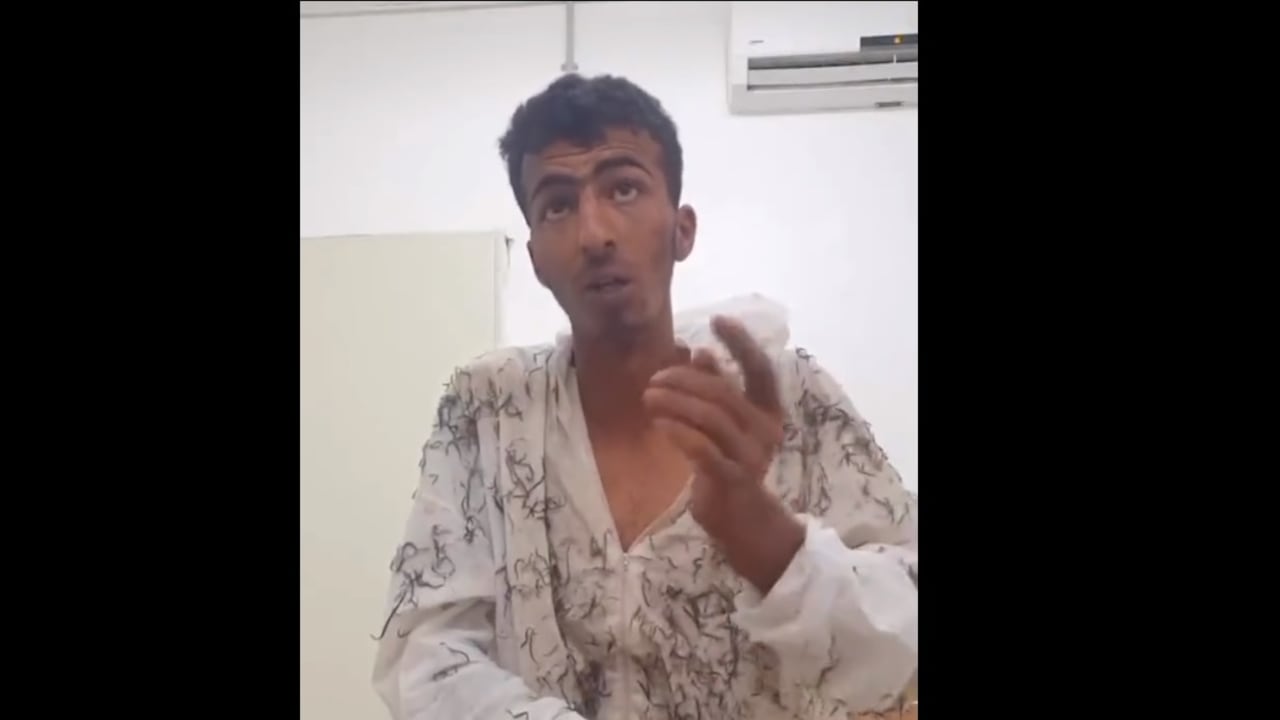 Confesión de supuesto terrorista de Hamás ante miembros de las fuerzas armadas de Israel.