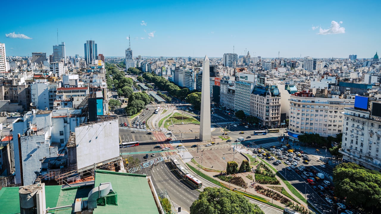 Panorámica de Buenos Aires, Argentina.