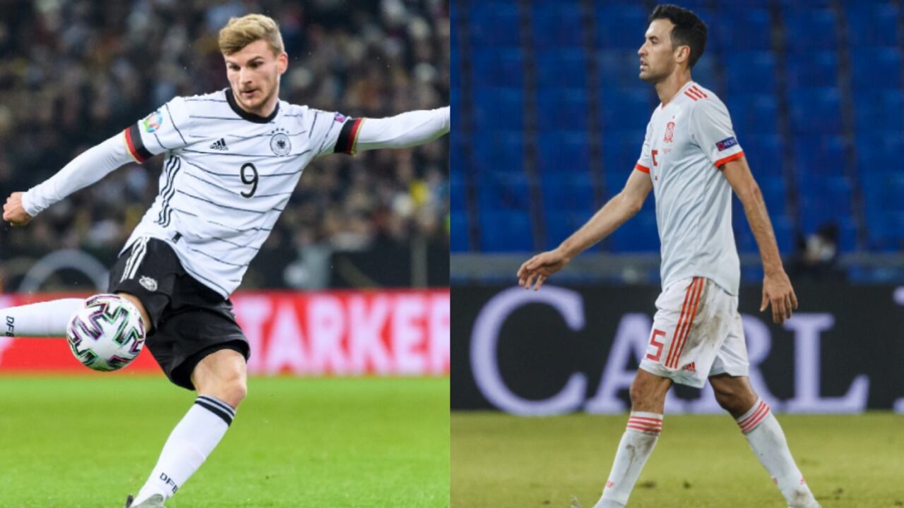 Alemania y España tiene nuevas camisetas. Foto: @DFB_Team y @SeFutbol.
