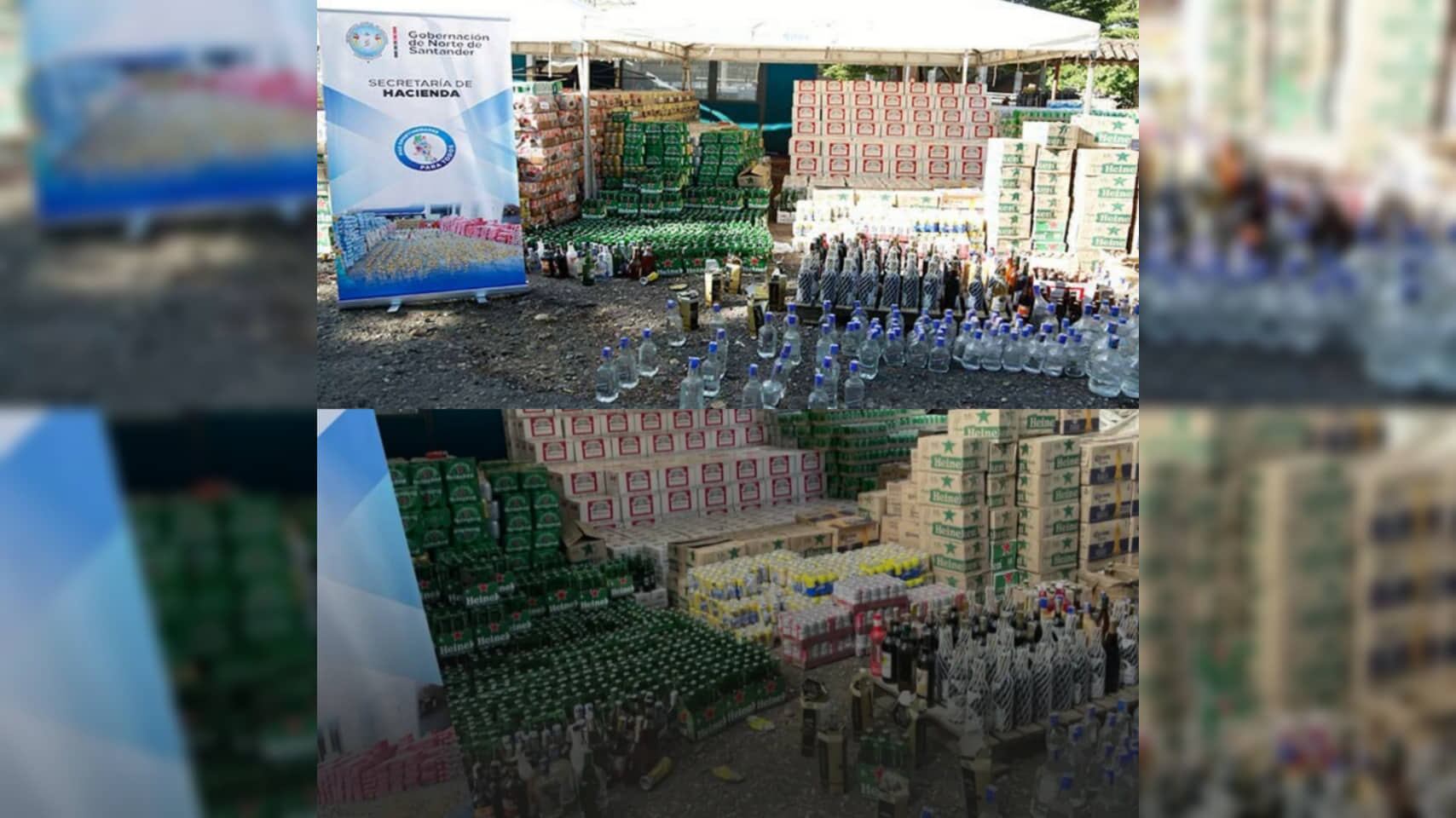 Secretaría de Hacienda de Norte de Santander junto a la Polfa, realizaron un contundente operativo contra el contrabando