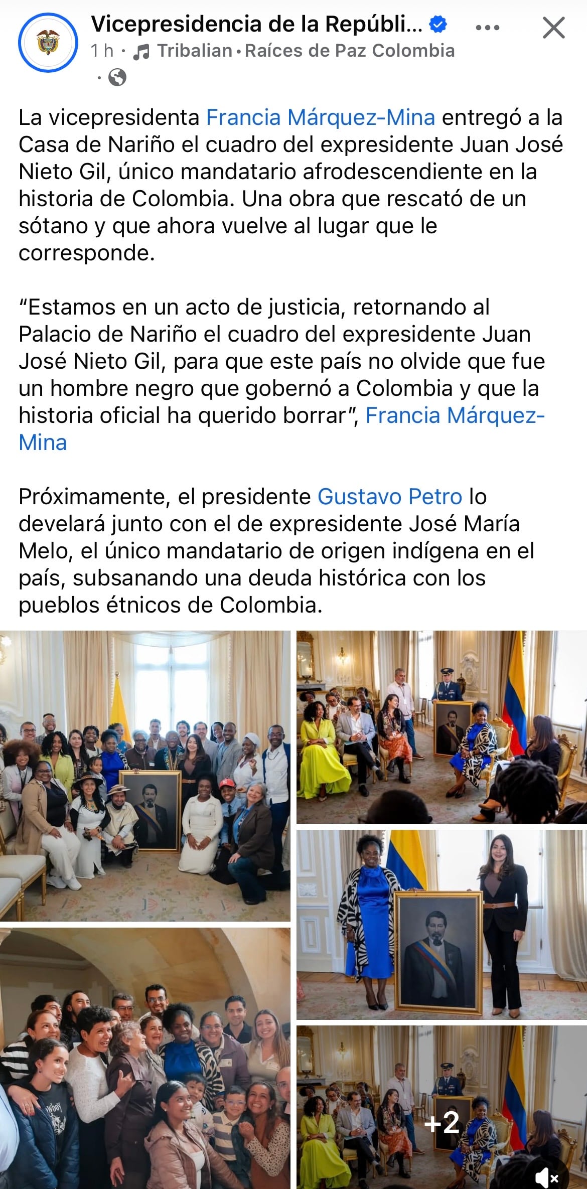 Publicación oficial de la Vicepresidencia.