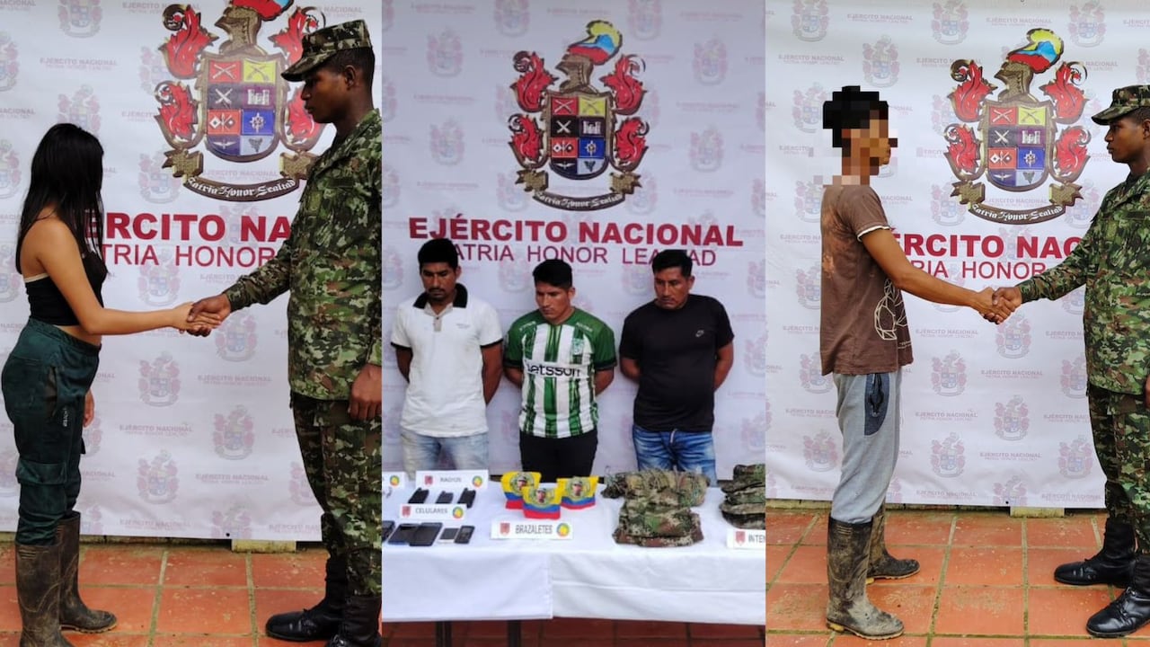 Una menor recuperada, tres capturados y un cuarto hombre se entregó a la justicia. Eran de las disidencias en Nariño.