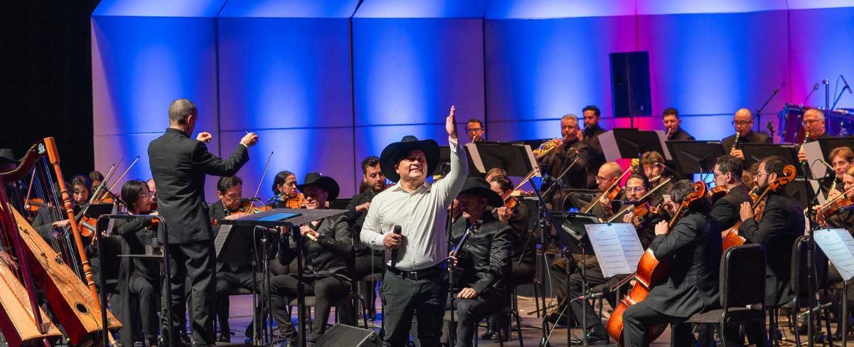 Walter Silva con la Orquesta Sinfónica Nacional de Colombia