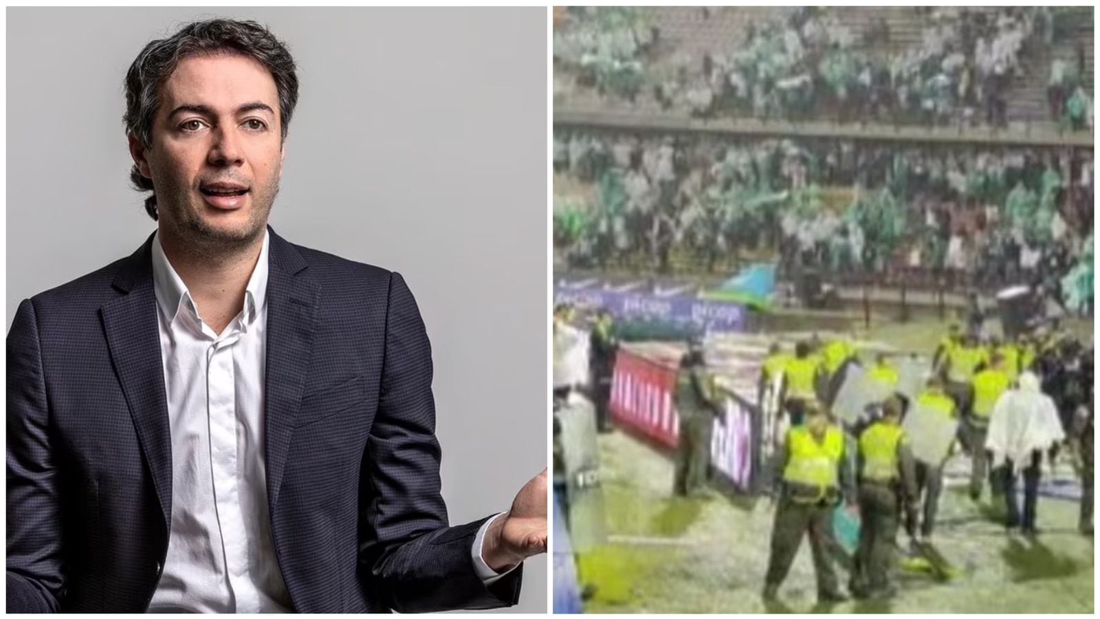 Alcalde de Medellín dice que no debe proporcionar policías en el estadio