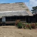 Comunidad indígena de Macedonia, perteneciente a la etnia Ticuna, en el Amazonas.