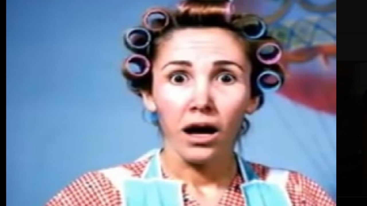 Florinda Meza interpretando a 'Doña Florinda'