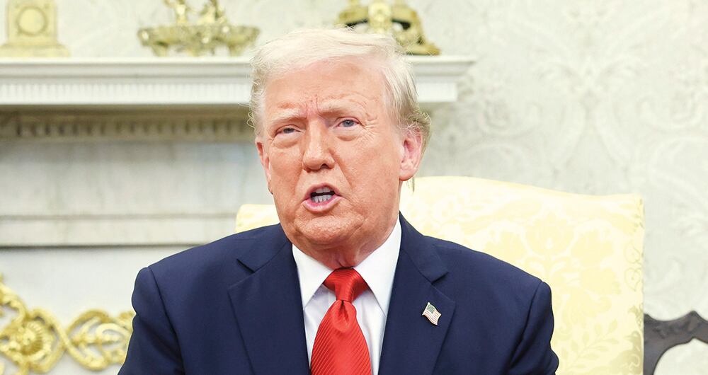 A pesar de la broma, Trump sí mencionó a su favorito para ser papa.