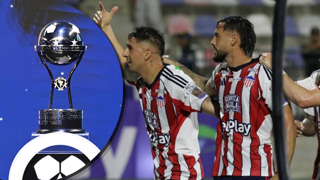 Un técnico, campeón de la Copa Sudamericana (izq.) suena para llegar a Junior de Barranquilla (der.).