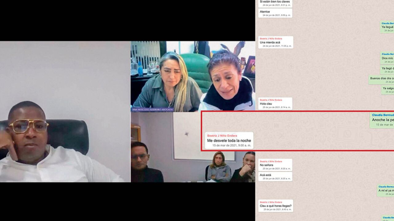 Daniel Garcés estaría manipulando el testimonio de una niñera de la pareja. Las pruebas están en los chats.