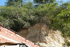 Sitio de la emergencia en Cartagena.
