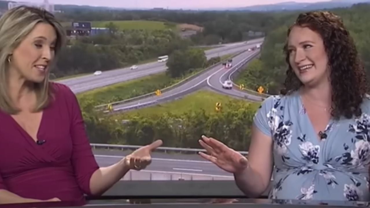 En plena emisión en vivo, presentadora de noticiero de Nueva York entra en labor de parto