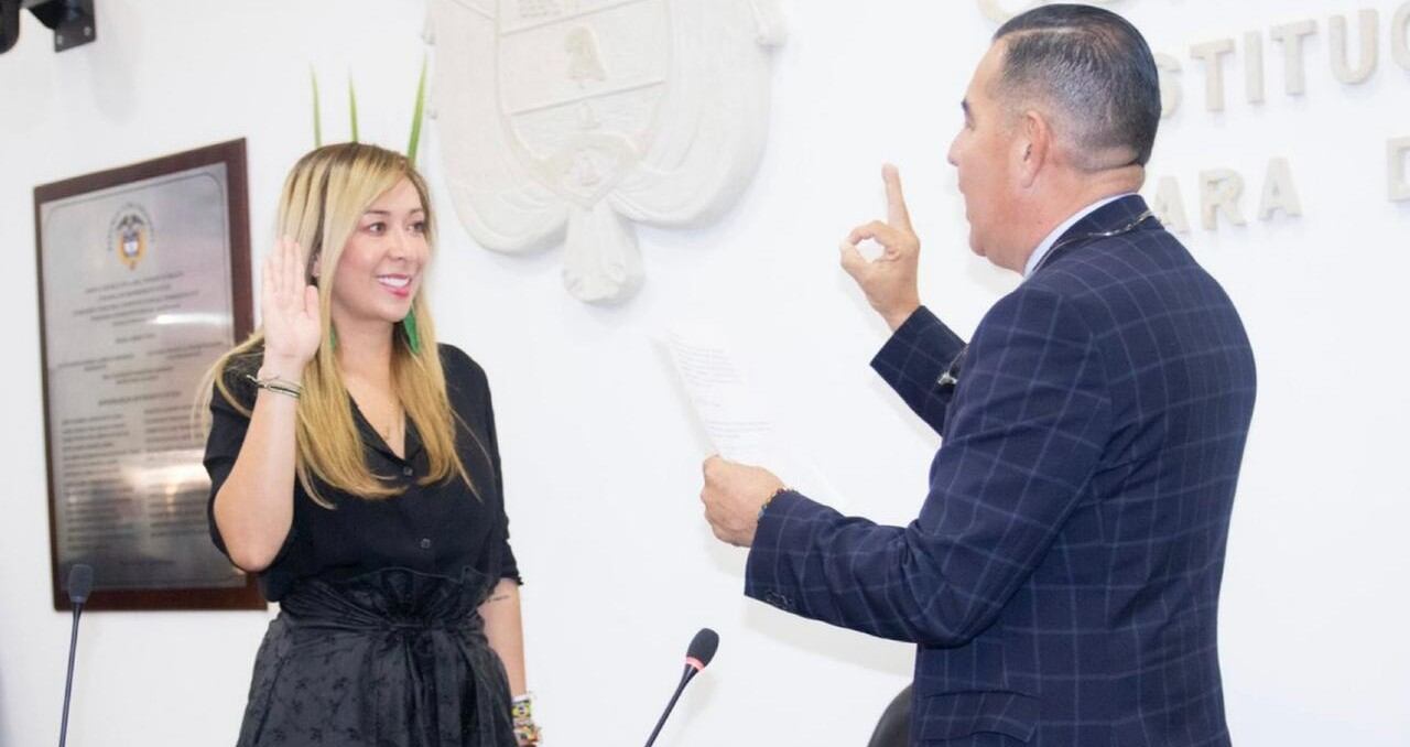 La congresista Katherine Miranda, la nueva presidenta de la Comisión Tercera de la Cámara.