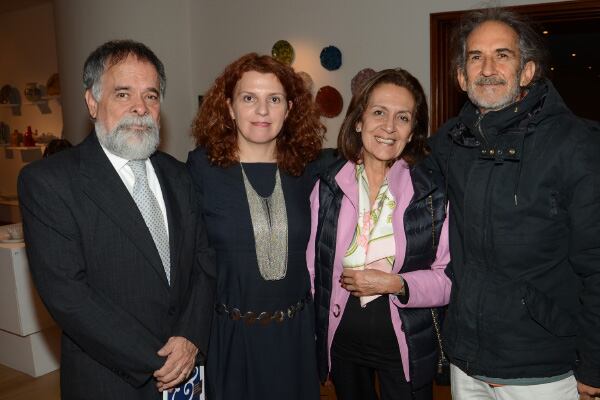 Jaime Vargas, Ana María Lozano, Cristina Pignalosa y Germán Botero.