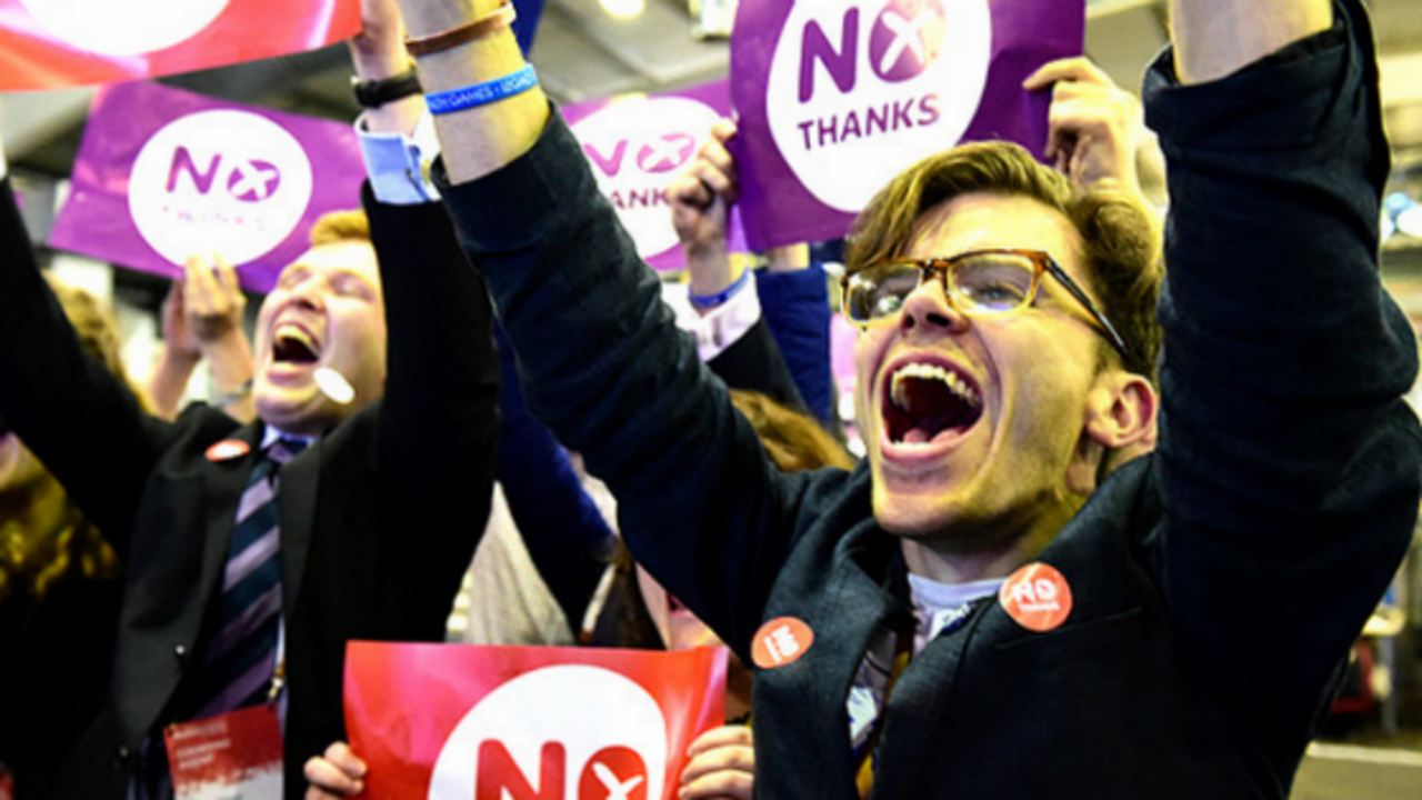 El No se impuso 55%-45% al Sí en el referendo de Escocia, pero los independentistas fueron mayoría en Glasgow, la mayor ciudad de esa nación.