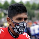 el colombiano NAiro Quintana en la salida de Brest