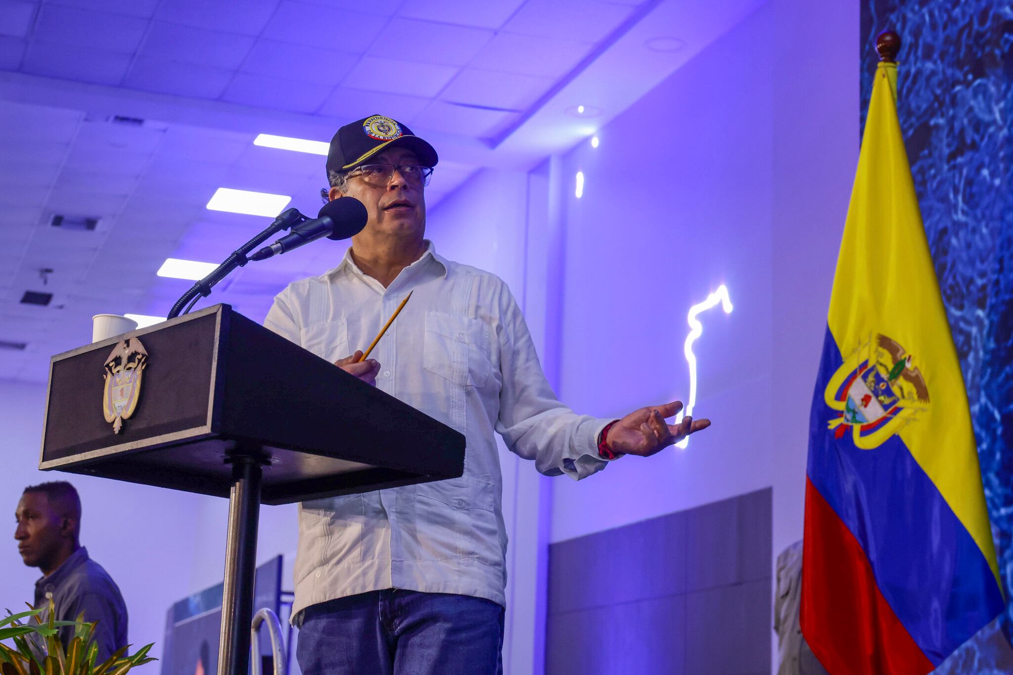 El presidente Gustavo Petro dio dos discursos en San Andrés en los que habló de decenas de temas sin proponer soluciones para la isla.