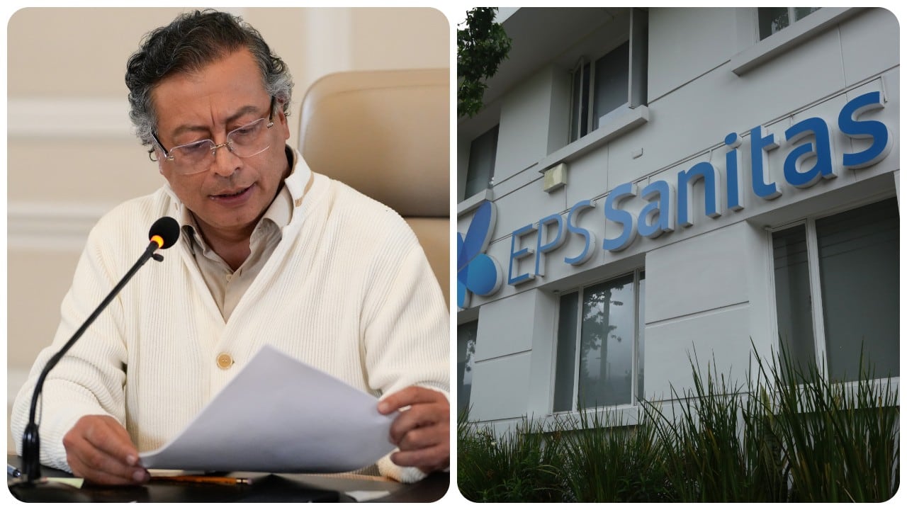 El presidente Gustavo Petro se despachó contra la EPS Sanitas.