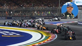 Max Verstappen en el Gran Premio de Singapur.