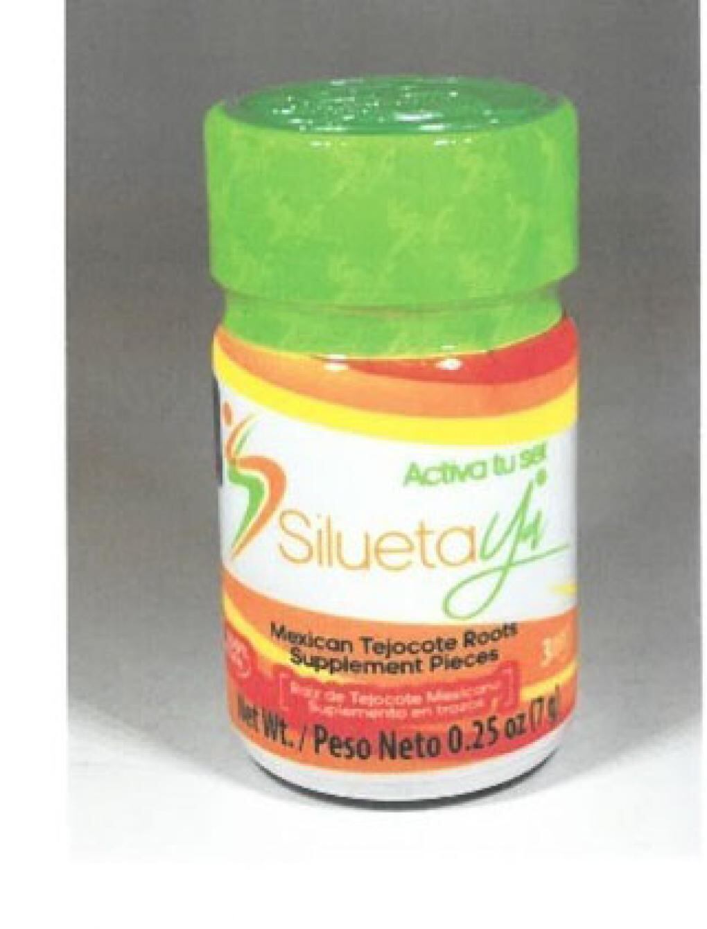 Suplemento dietético de raíz de tejocote, de la marca SiluetaYa.