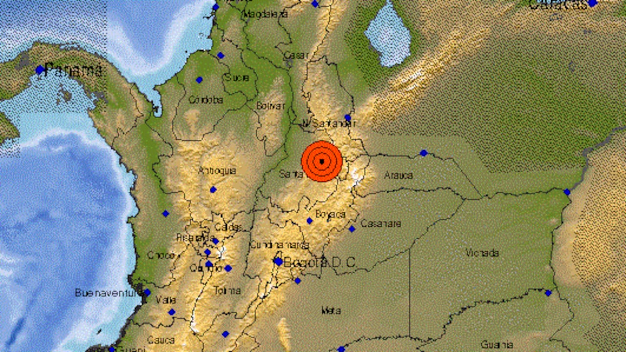 El epicentro fue en el municipio de Los Santos.