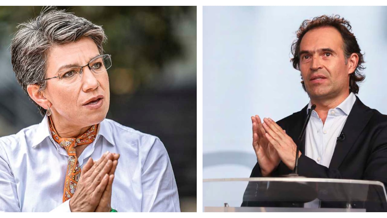 Claudia López y Federico Gutérrez