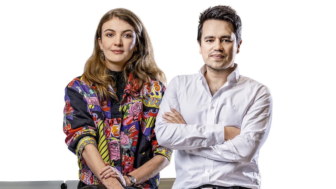 Santiago Covelli, CEO de Lulo bank y Natalia Jiménez, vicepresidenta de Producto de Lulo bank.