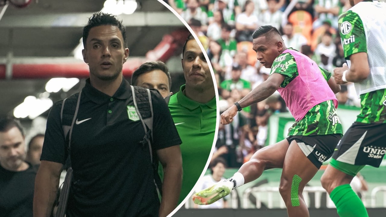 Alfredo Morelos fue el último en sumarse al departamento médico de Atlético Nacional