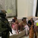 Fotografía del operativo realizado por la Policía.