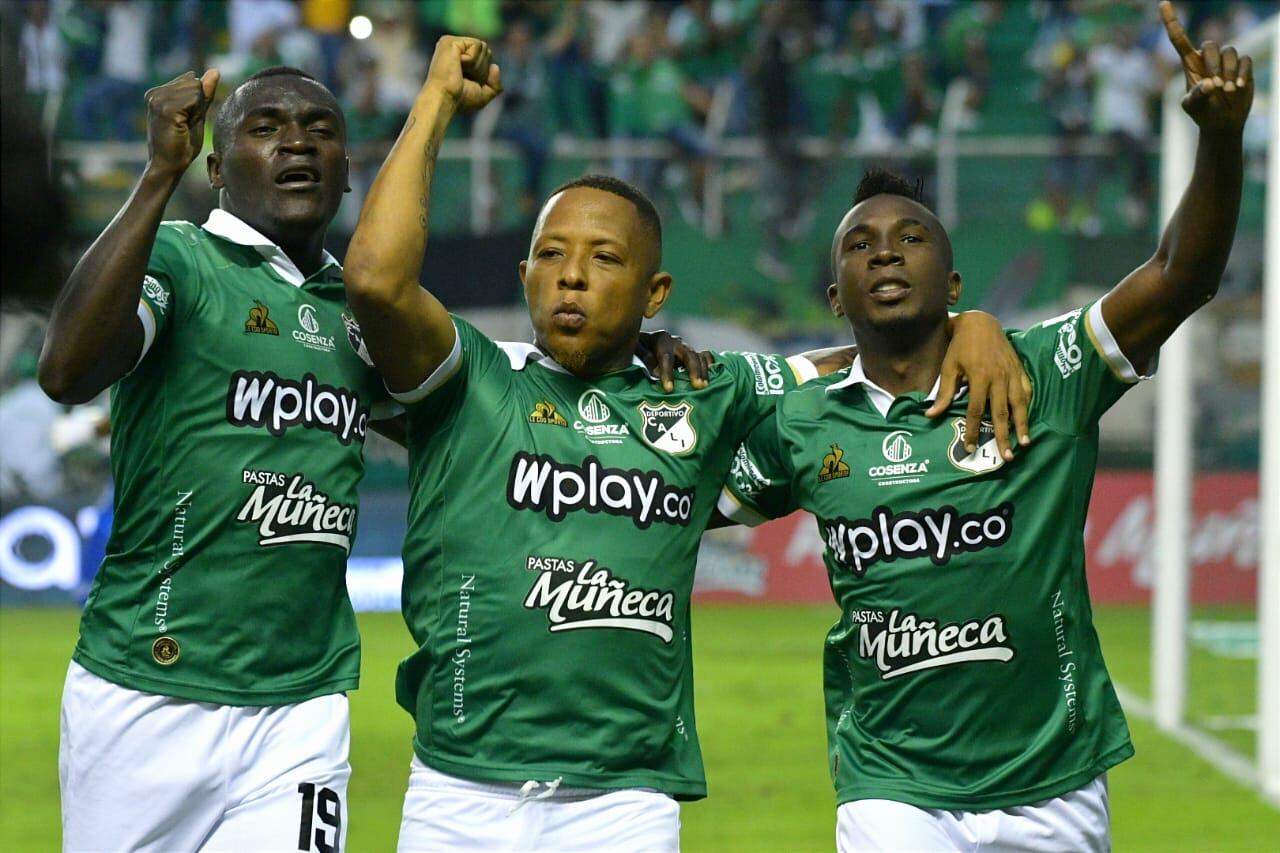 Deportivo Cali derrotó a Junior de Barranquilla 3-2 en Palmaseca, por la fecha 16 de la Liga colombiana. Foto: Raúl Palacios / El País