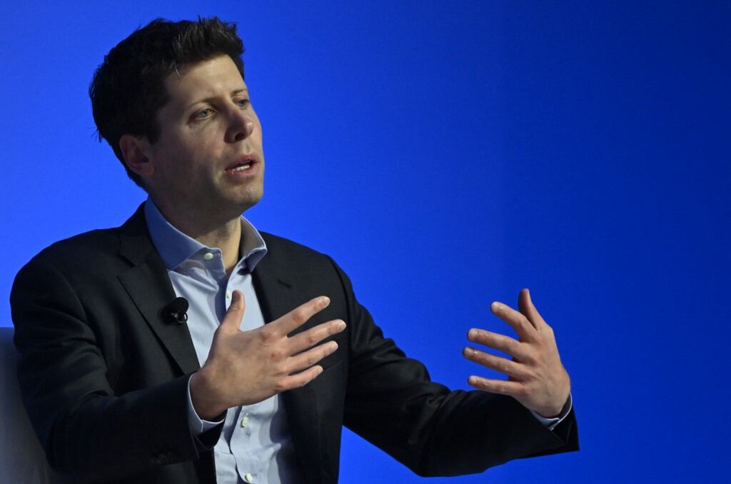 Sam Altman, CEO of OpenAI (FOTO DE ANDREW CABALLERO-REYNOLDS / AFP)
