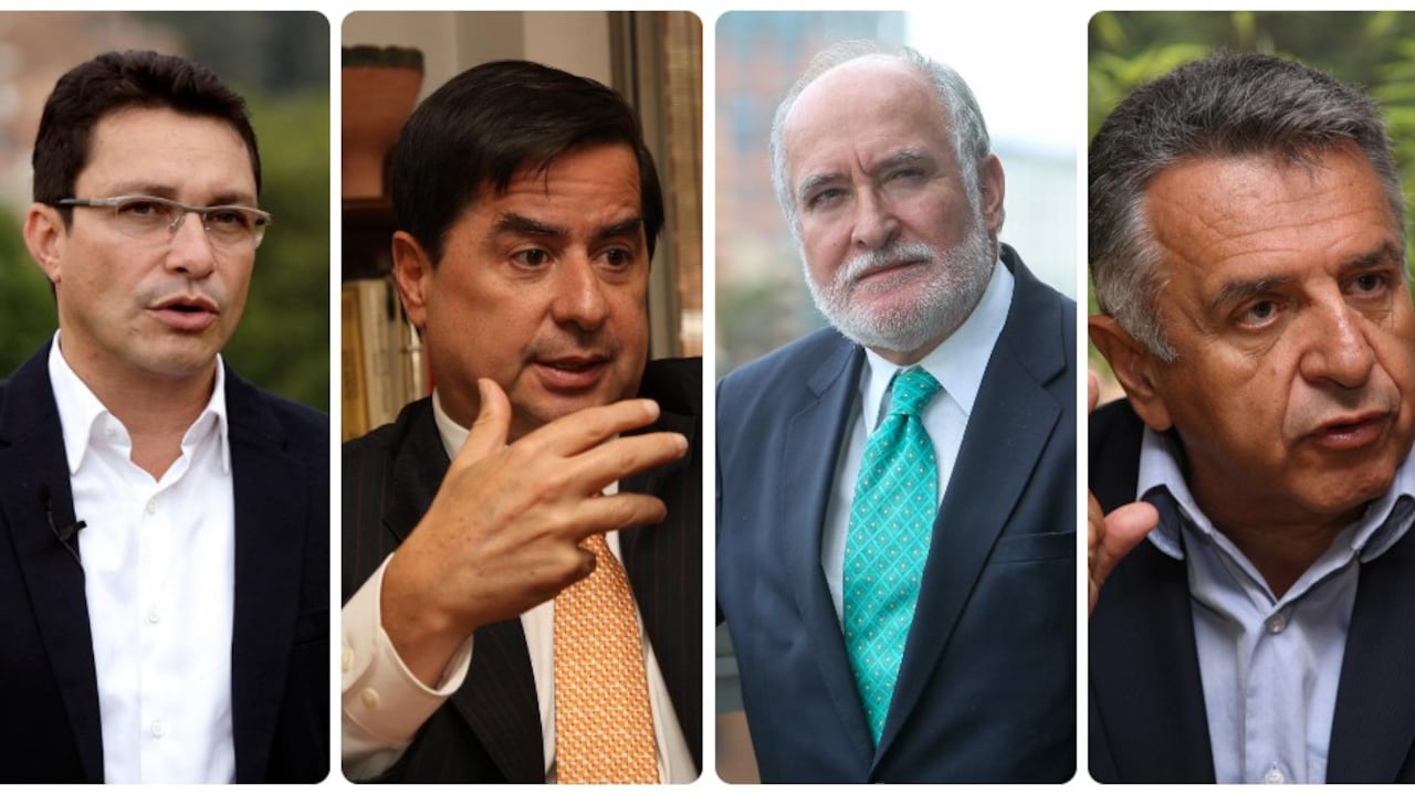 Carlos Caicedo, Juan Fernando Cristo, Guido Echeverry y Lucho Garzón.