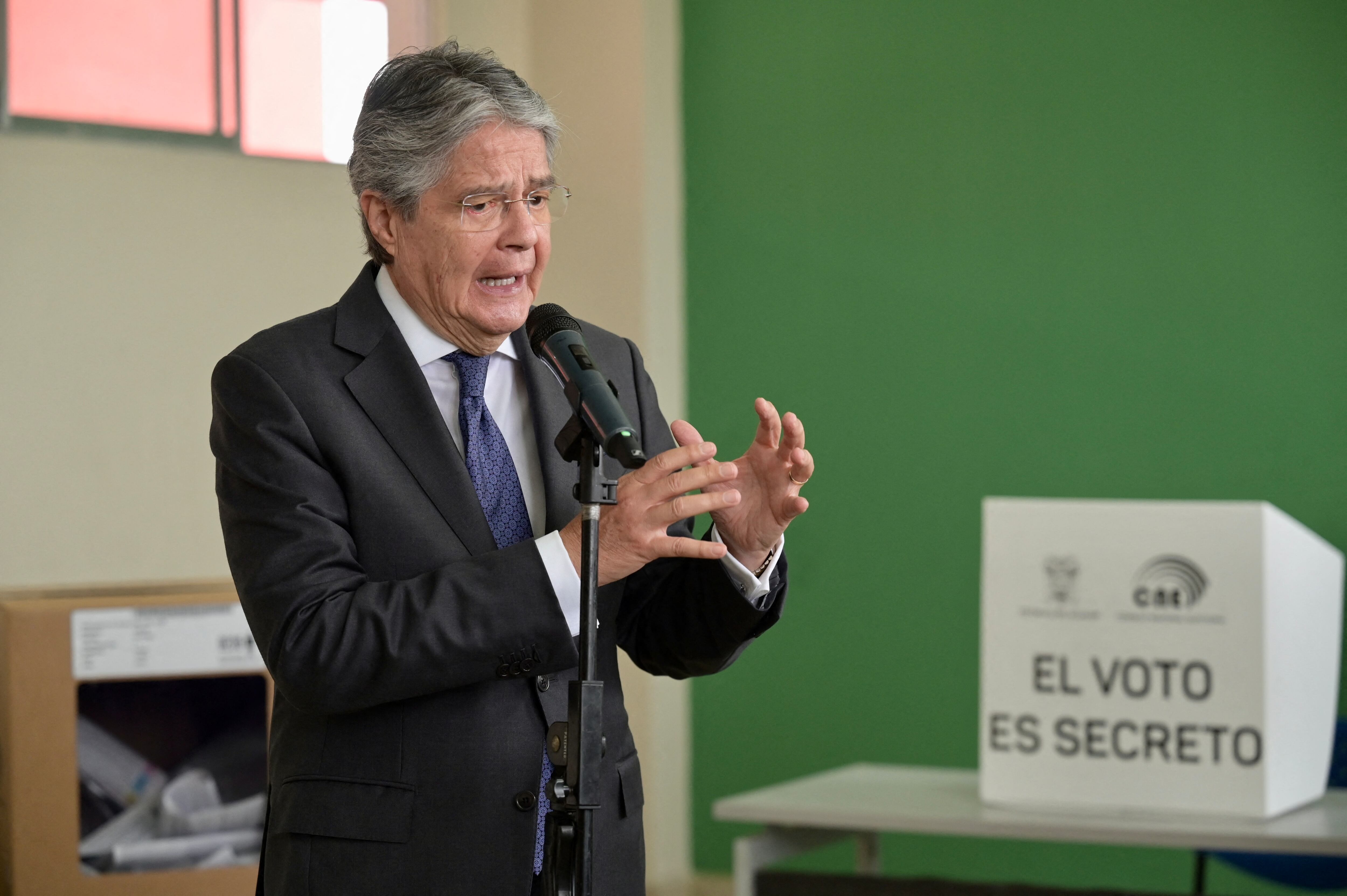 El presidente ecuatoriano denunció a cinco jueces por favorecer a delincuentes. Foto: AFP.