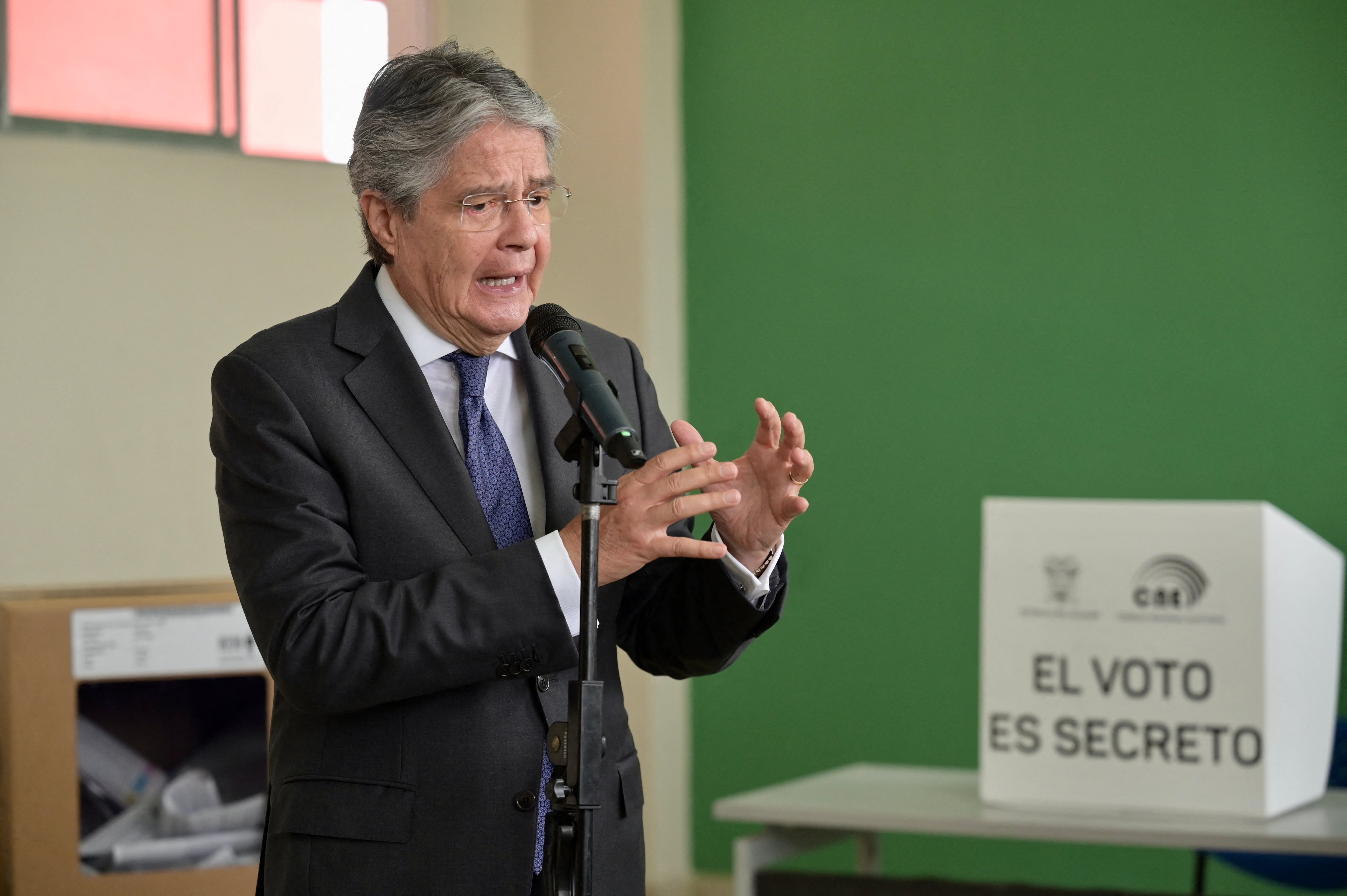 El presidente ecuatoriano denunció a cinco jueces por favorecer a delincuentes. Foto: AFP.