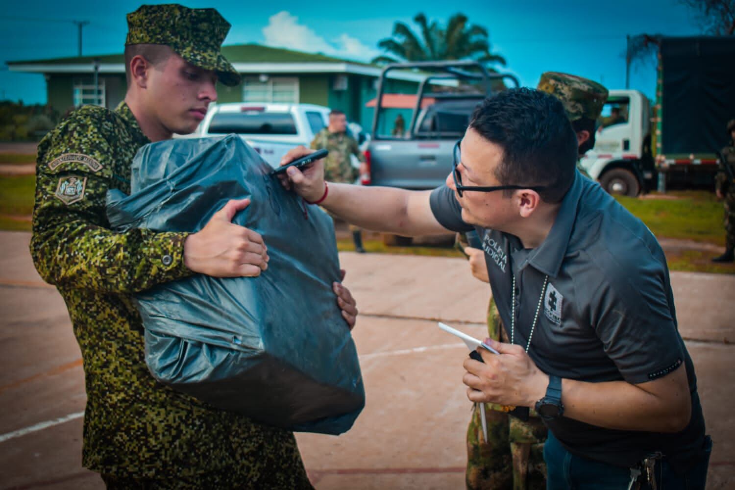 Operativo contra el narcotráfico en Arauca