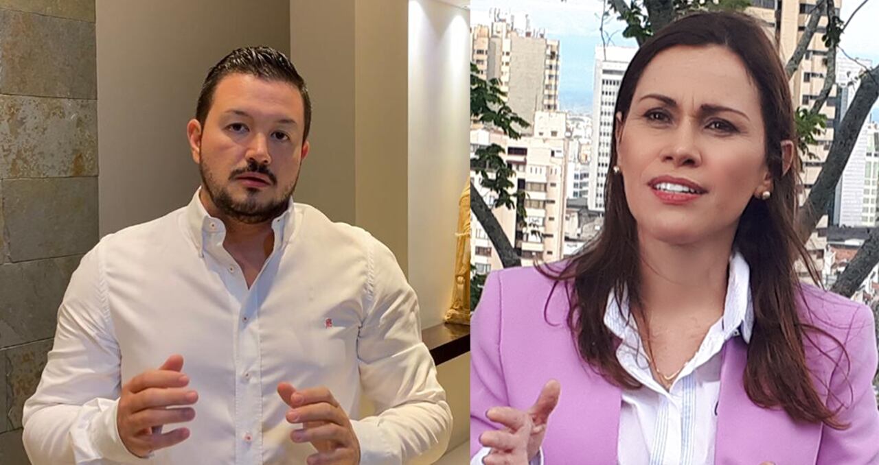 Harold Andrés Cortés, personero de Cali (izquierda) y María Fernanda Ayala, Contralora de la capital vallecaucana (derecha) definirán en las próximas horas si existe mérito formal para investigar al secretario de Seguridad de la ciudad, Carlos Alberto Rojas.