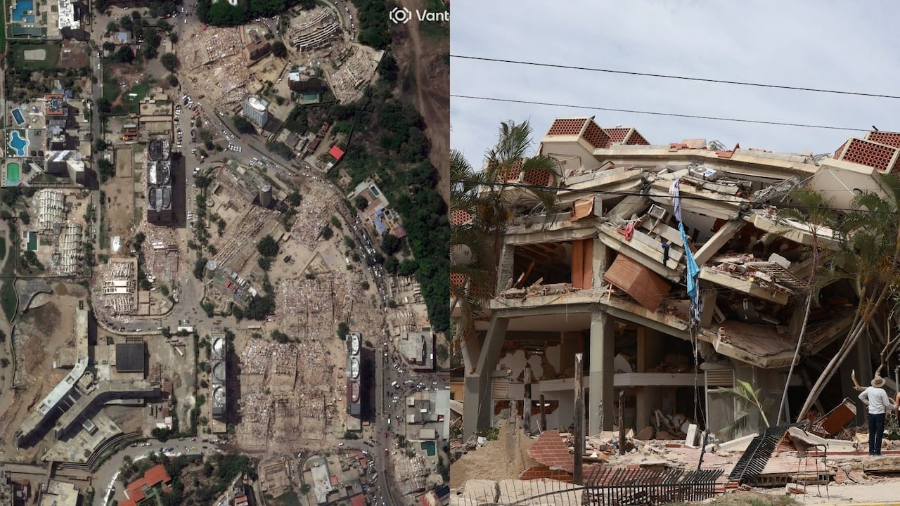 Los satélites de la Nasa mostraron el alcance de la destrucción que dejaron los sismos en Venezuela.