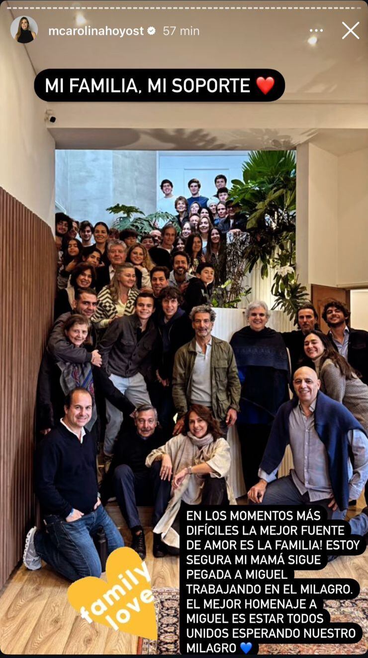 María Carolina Hoyos, hermana de Miguel Uribe Turbay sigue compartió un emotivo mensaje a diez días de la hospitalización de su hermano